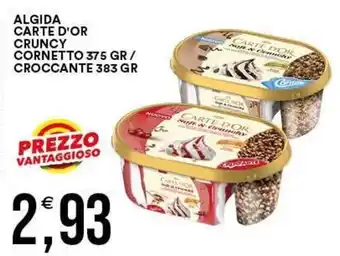 Vantaggio Cash&Carry Algida Carte d'or crunchy cornetto offerta