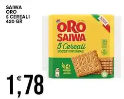 Vantaggio Cash&Carry Oro Saiwa 5 Cereali offerta