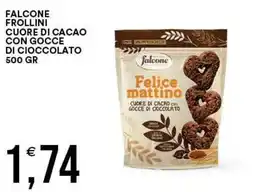 Vantaggio Cash&Carry Falcone Frollini Cuore di Cacao con Gocce di Cioccolato offerta