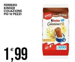 Vantaggio Cash&Carry Ferrero Kinder Colazione Più offerta