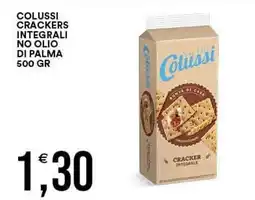 Vantaggio Cash&Carry Colussi crackers integrali offerta