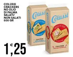Vantaggio Cash&Carry Colussi crackers offerta