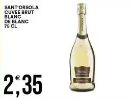 Vantaggio Cash&Carry Sant'Orsola cuvée brut blanc de blanc offerta