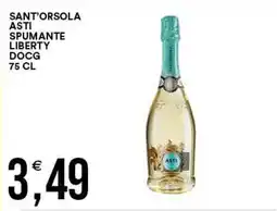 Vantaggio Cash&Carry Sant'Orsola Asti Spumante Liberty DOCG offerta