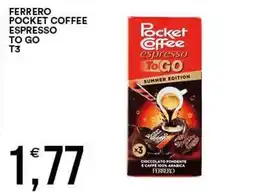 Vantaggio Cash&Carry Ferrero Pocket Coffee Espresso To Go Summer Edition offerta