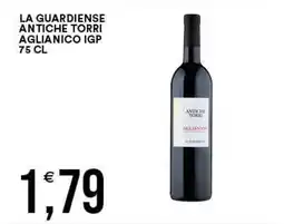 Vantaggio Cash&Carry La guardiense antiche torri aglianico offerta