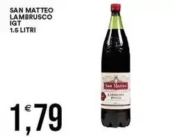Vantaggio Cash&Carry San Matteo Lambrusco IGT offerta