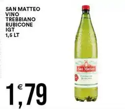 Vantaggio Cash&Carry San Matteo Vino Trebbiano Rubicone offerta