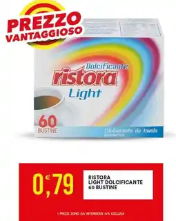 Vantaggio Cash&Carry Ristora Light Dolcificante offerta