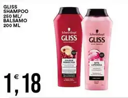 Vantaggio Cash&Carry Schwarzkopf GLISS Shampoo e Balsamo offerta