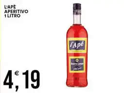 Vantaggio Cash&Carry L'Apé Aperitivo offerta