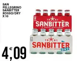 Vantaggio Cash&Carry San Pellegrino Sanbitter Rosso/Dry offerta