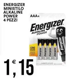 Vantaggio Cash&Carry Energizer ministilo alkaline power offerta