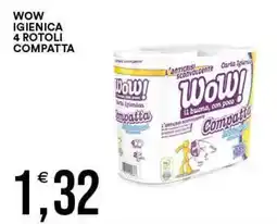 Vantaggio Cash&Carry Wow carta igienica compatta offerta
