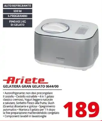 Ariete Gelatiera Gran Gelato 0644/00