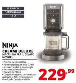 Comet Ninja macchina per il gelato offerta