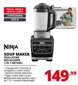 Comet Ninja soup maker frullatore riscaldante 2 in 1 offerta
