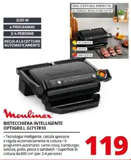 Comet Moulinex Bistecchiera intelligente offerta