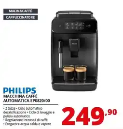 Comet Philips macchina caffè automatica offerta