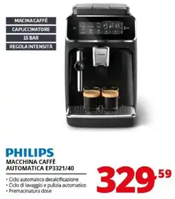 Comet Philips macchina caffè automatica EP3321/40 offerta