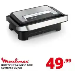 Comet Moulinex Bistecchiera Inicio Grill Compact offerta