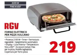 Comet Forno elettrico per pizza vulcano RGV offerta