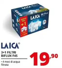 Comet Laica 3+1 filtri biflux f4s offerta