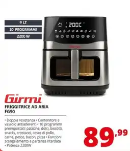 Comet Girmi friggitrice ad aria FG90 offerta