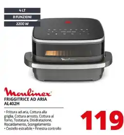Comet Moulinex friggitrice ad aria offerta