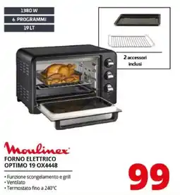 Comet Forno elettrico Moulinex Optimo 19 offerta