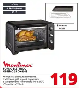 Comet Forno elettrico Optimo 33 offerta