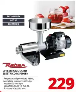 Comet Reber SpremiPomodoro Elettrico offerta