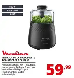 Comet Moulinex Tritatutto La Moulinette Eco Respect offerta