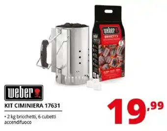 Comet Weber kit ciminiera offerta