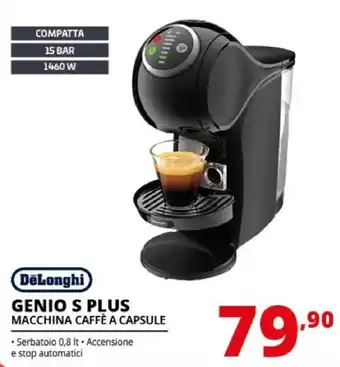 Comet DeLonghi Genio S Plus macchina caffè a capsule offerta