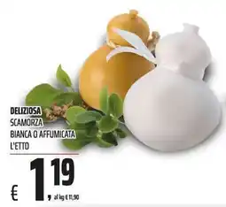 Coop Deliziosa scamorza bianca o affumicata offerta