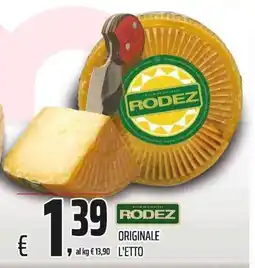 Coop Formaggio Rodez Originale offerta