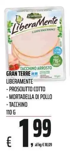 Coop Gran Terre Liberamente Tacchino Arrosto offerta