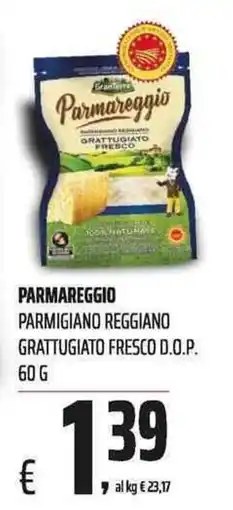 Coop Parmareggio Parmigiano Reggiano Grattugiato Fresco D.O.P. offerta