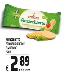 Coop Auricchietto formaggio dolce e morbido offerta