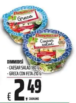 Coop Dimmidisi Caesar salad offerta