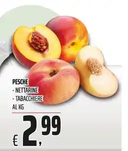 Coop Pesche - Nettarine - Tabacchiere offerta