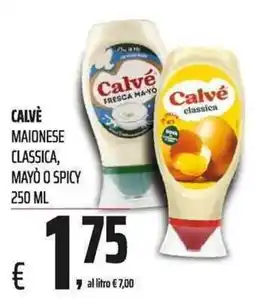 Coop Calvé maionese classica offerta