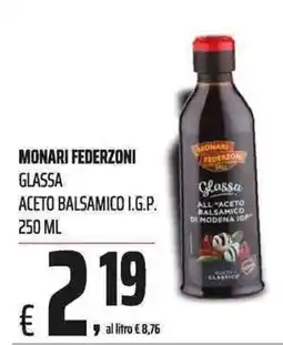 Coop Monari Federzoni Glassa Aceto Balsamico I.G.P. offerta