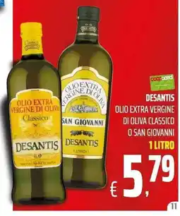 Coop Olio extra vergine di oliva classico o san giovanni desantis offerta