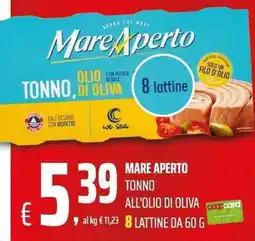 Coop Mare Aperto tonno all'olio di oliva offerta