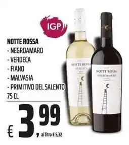Coop Notte Rossa offerta