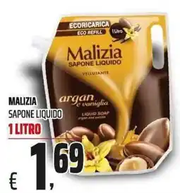 Coop Malizia sapone liquido argan e vaniglia offerta