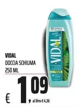 Coop Vidal doccia schiuma offerta