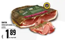 Coop Senfter Speck Alto Adige I.G.P. offerta